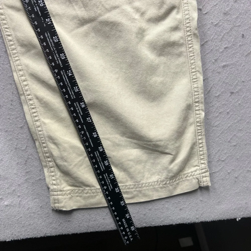Vintage Levis Cargo Loose Straight Pants Mens 36x32 Khaki Tan Cotton Workwear